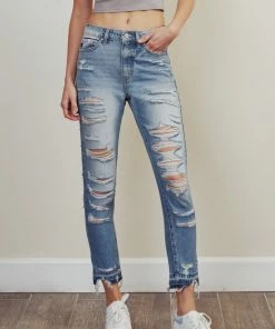 KANCAN Cheyenne Ultra High Rise Ankle Skinny Jeans