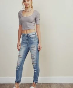 KANCAN Cheyenne Ultra High Rise Ankle Skinny Jeans