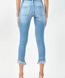 Official Kancan USA Camila Mid Rise Ankle Skinny Jeans