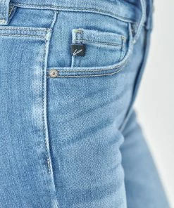 Official Kancan USA Camila Mid Rise Ankle Skinny Jeans