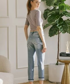 KANCAN Remio High Rise Mom Jeans