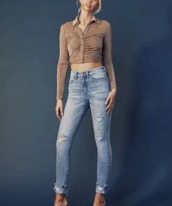 KANCAN Catalina High Rise Ankle Skinny Jeans