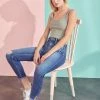 KANCAN Jordan High Rise Ankle Skinny Jeans