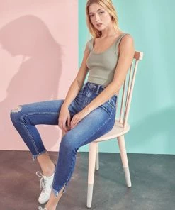 KANCAN Jordan High Rise Ankle Skinny Jeans