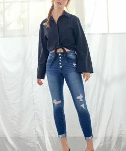 KANCAN Oceana High Rise Ankle Skinny Jeans