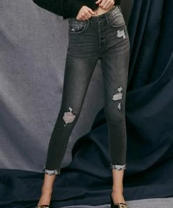 KANCAN Cassidy High Rise Ankle Skinny Jeans