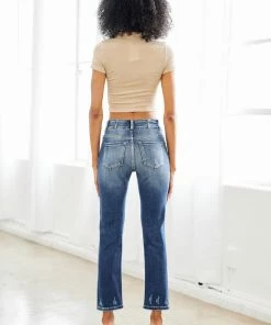 KANCAN Alanis High Rise Straight Leg Jeans