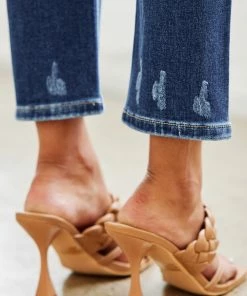 KANCAN Alanis High Rise Straight Leg Jeans