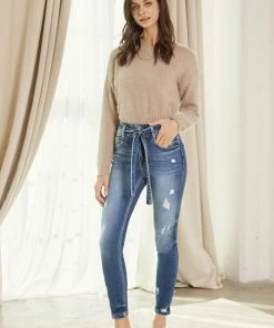 KANCAN Sofina Ultra High Rise Belted Super Skinny Jeans 15 KANCAN Sofina Ultra High Rise Belted Super Skinny Jeans
