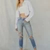 KANCAN Jaycie High Rise Ankle Skinny Jeans