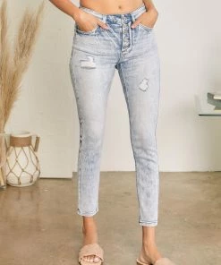 KANCAN Satya High Rise Ankle Skinny Jeans