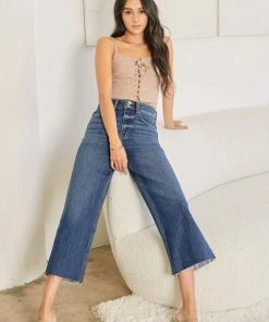 KANCAN Raya Ultra High Rise Wide Leg Jeans