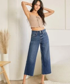 KANCAN Raya Ultra High Rise Wide Leg Jeans