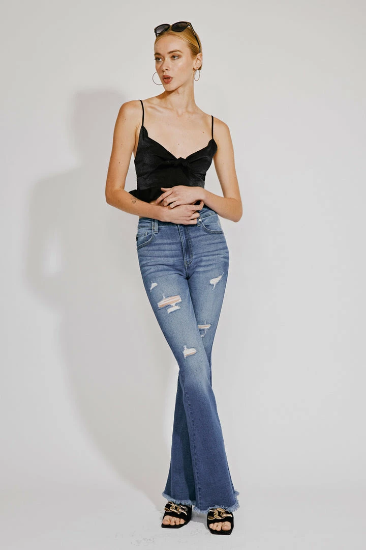 KANCAN Rhythm High Rise Flare New Arrivals 6 KANCAN Rhythm High Rise Flare New Arrivals