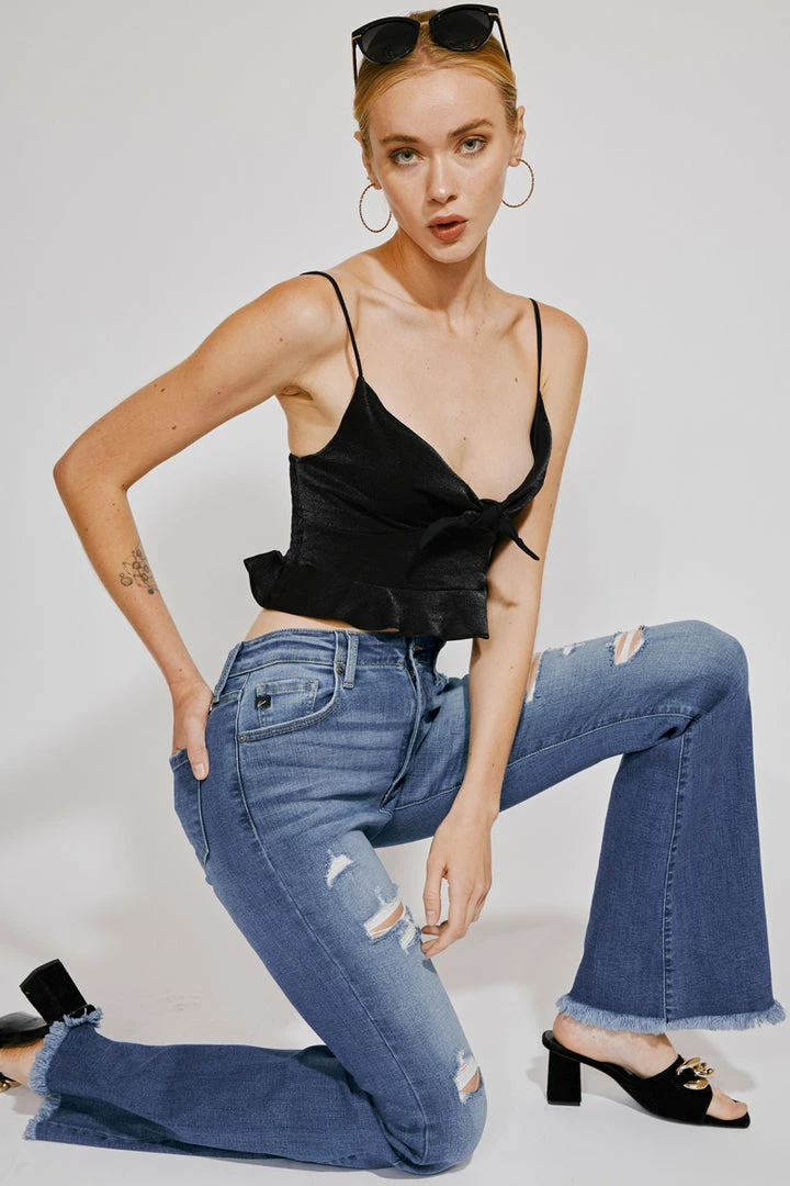 KANCAN Rhythm High Rise Flare New Arrivals 3 KANCAN Rhythm High Rise Flare New Arrivals