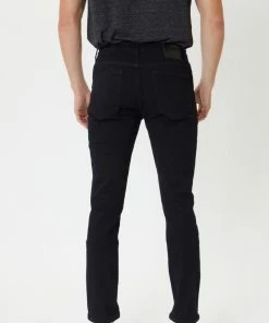KANCAN Henry Black Distressed Regular Skinny
