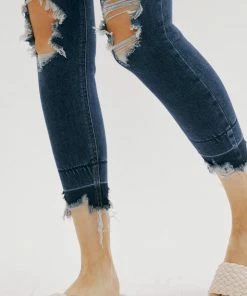 KANCAN Ahri High Rise Ankle Skinny Jeans