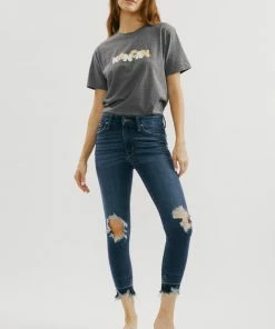 KANCAN Ahri High Rise Ankle Skinny Jeans