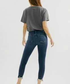 KANCAN Ahri High Rise Ankle Skinny Jeans