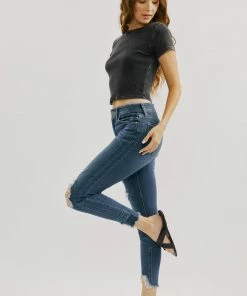 KANCAN Luna High Rise Ankle Skinny Jeans
