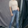 KANCAN Jenna Mid Rise Ankle Skinny Jeans
